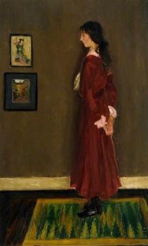 Portrait of the Artist's Sister, Rhoda Artwork by James Bolivar Manson