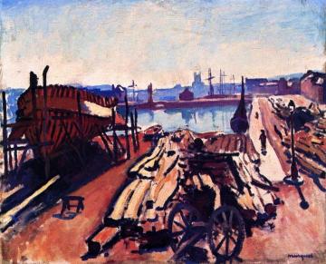The Port of Fécamp Artwork by Albert Marquet