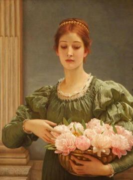 Peonies Artwork by Charles Edward Perugini