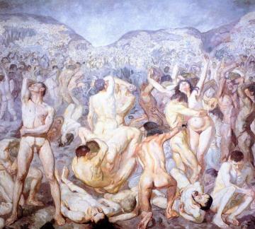 The Battle Artwork by Max Beckmann