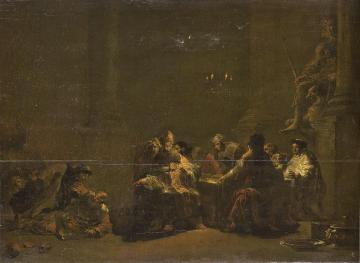Pashur Smiting Jeremiah In The Temple Artwork by Leonaert Bramer