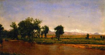 Longs Peak from Denver Artwork by Thomas Worthington Whittredge