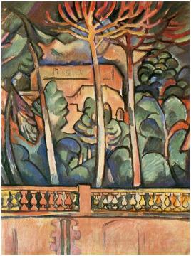 View From The Hotel Mistral L'estaque Artwork by Georges Braque