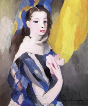 Young Woman Artwork by Marie Laurencin