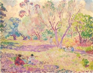 Afternoon in the woods Artwork by Henri Lebasque