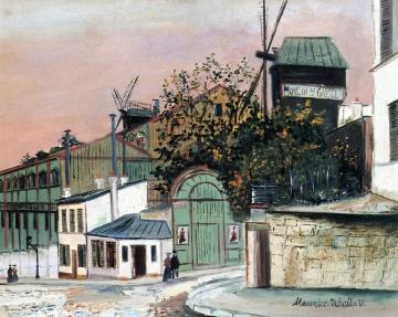 The Moulin De La Galette Artwork by Maurice Utrillo
