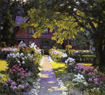 Summer Morning, The Artist's Garden Artwork by Harriett Randall Lumis