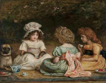 Afternoon Tea Artwork by Sir John Everett Millais