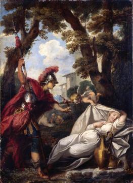 Mars And Rhea Sylvia Artwork by Nicolas Vleughels