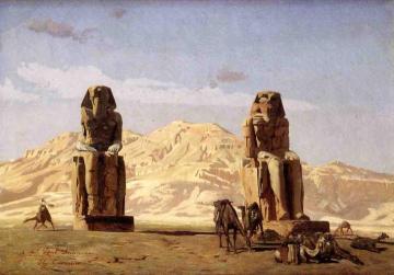 Memnon and Sesostris, (study) Artwork by Jean Leon Gerome
