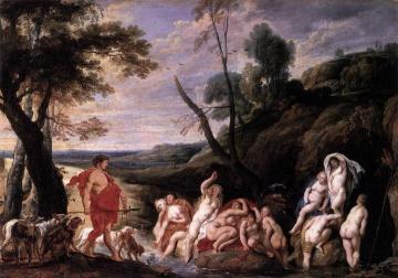 Diana and Actaeon Artwork by Jacob Jordaens