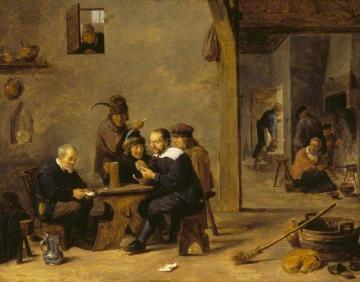 The Card Players Artwork by David Teniers II