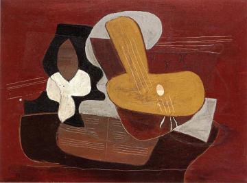Mandoline And Musical Score Artwork by Georges Braque