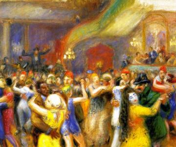 Bal Martinique (study) Artwork by William James Glackens