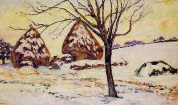 Palaiseau - Snow Effect Artwork by Armand Guillaumin
