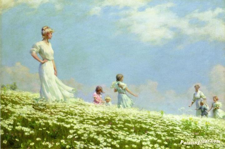 Summer Artwork by Charles Courtney Curran