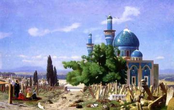 Cemetery Gone to Seed Artwork by Jean Leon Gerome