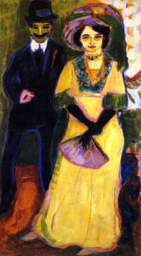 Dodo and Her Brother Artwork by Ernst Ludwig Kirchner