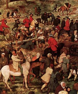 Christ Carrying the Cross (detail) Artwork by Pieter Bruegel the Elder