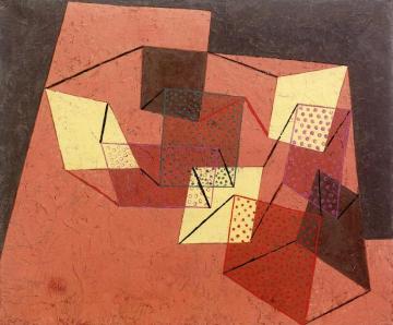Braced Surfaces Artwork by Paul Klee