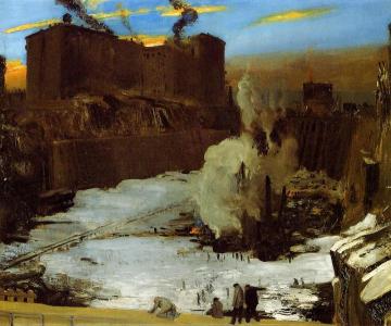 Pennsylvania Station Excavation Artwork by George Wesley Bellows