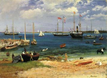 Nassau Harbor Artwork by Albert Bierstadt