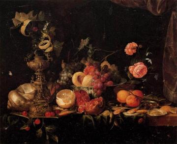 Still-Life with Flowers and Fruit Artwork by Jan Davidsz De Heem