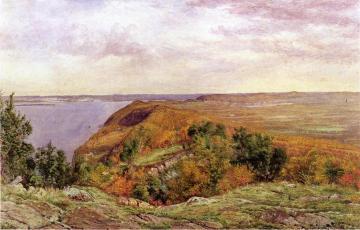 View From High Tor Artwork by John William Hill