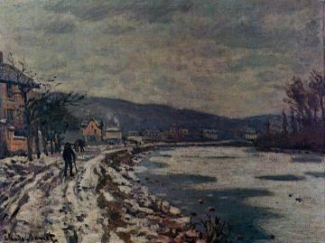 The Seine at Bougival Artwork by Claude Oscar Monet