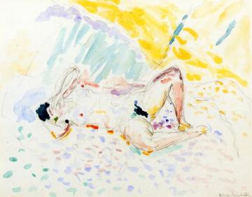 Reclining Nude Artwork by Henri Matisse