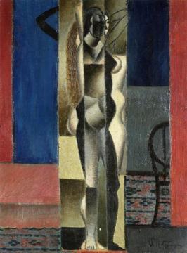 Nude in front of a Mirror Artwork by Jean Metzinger
