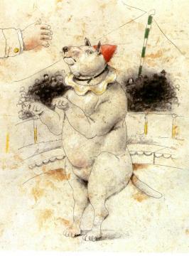 Circus Dog Artwork by Fernando Botero