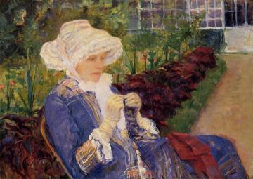 The Garden Artwork by Mary Cassatt