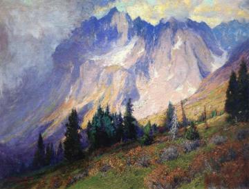 Gathering Storm Near The San Juan Mountains Artwork by Charles Partridge Adams