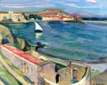 The Bay at Collioure Artwork by Charles Camoin