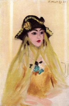 Venetian Woman en buste Artwork by Henri Matisse