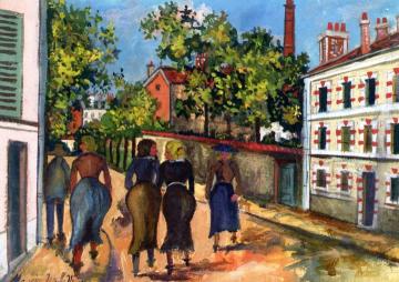 Workers Artwork by Maurice Utrillo