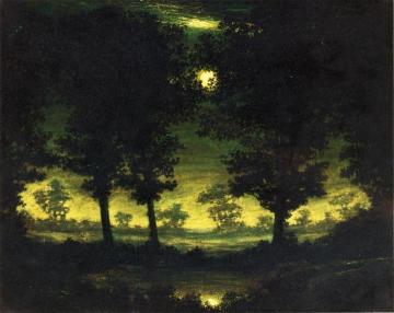 Enchanted Pool Artwork by Ralph Albert Blakelock