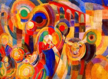 Market At Minho Artwork by Sonia Delaunay