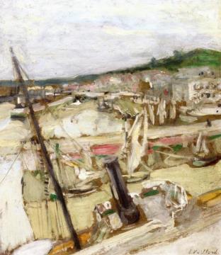 The Port of Honfleur Artwork by Edouard Vuillard