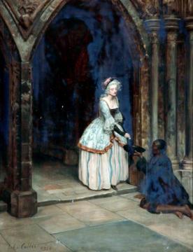The Beggar Man Artwork by John Maler Collier