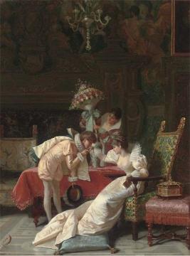 The First Encounter Artwork by Pio Ricci