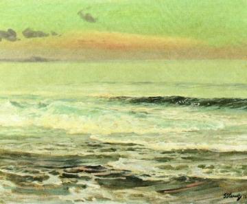 Seascape, Jersey Coast Artwork by Frederick Judd Waugh