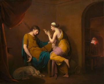 The Corinthian Maid Artwork by Joseph Wright of Derby