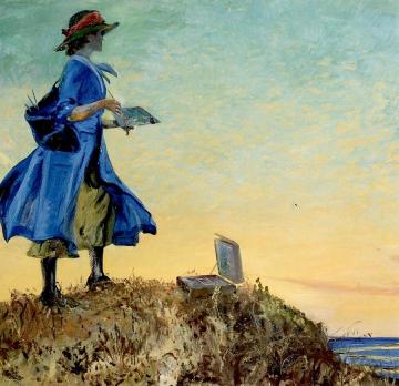 Her Finishing Touches Artwork by Karl Yens