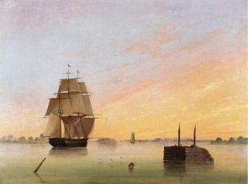 View on the Delaware Artwork by Thomas Birch