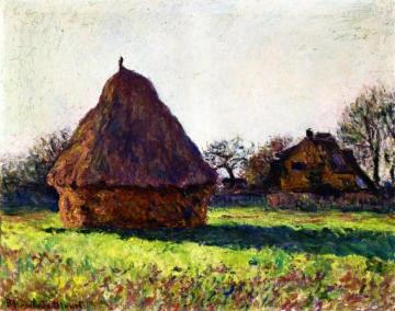 Haystack Artwork by Blanche Hoschedé-Monet