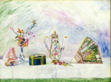 Porcelains and Fan Artwork by James Ensor