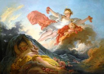 The Goddess Aurora Triumphing Over Night Artwork by Jean Honore Fragonard
