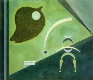 Green Artwork by Wassily Kandinsky